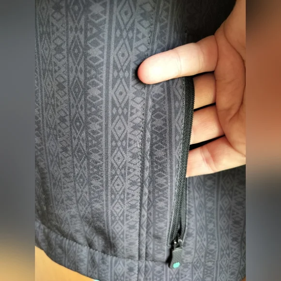 Cinch Women's Charcoal Grey And Turquoise Aztec Print Concealed Carry Jacket M - Picture 6 of 16